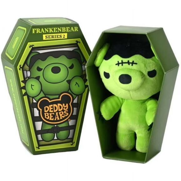 Deddy Bears Series 2 Frankenbear 7" Plush in Coffin Box Kreepy Cute - Picture 5 of 5